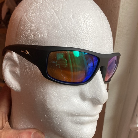 WILEY X OMEGA WRAP SUNGLASSES WITH GREEN MIRROR NEW IN BOX - Picture 3 of 9